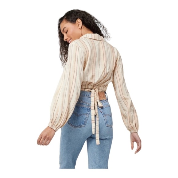 L*Space Play It Cool Top in Sunsoaked Stripe NWT - Picture 4 of 6